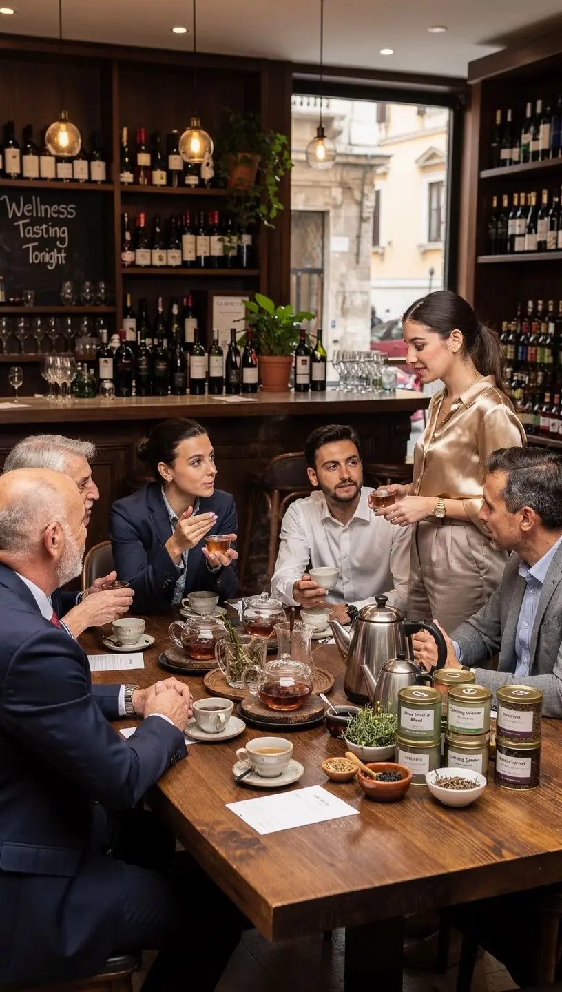 Un promemoria illustrato sui tempi di infusione sicuri per il tè e le raccomandazioni d'uso.