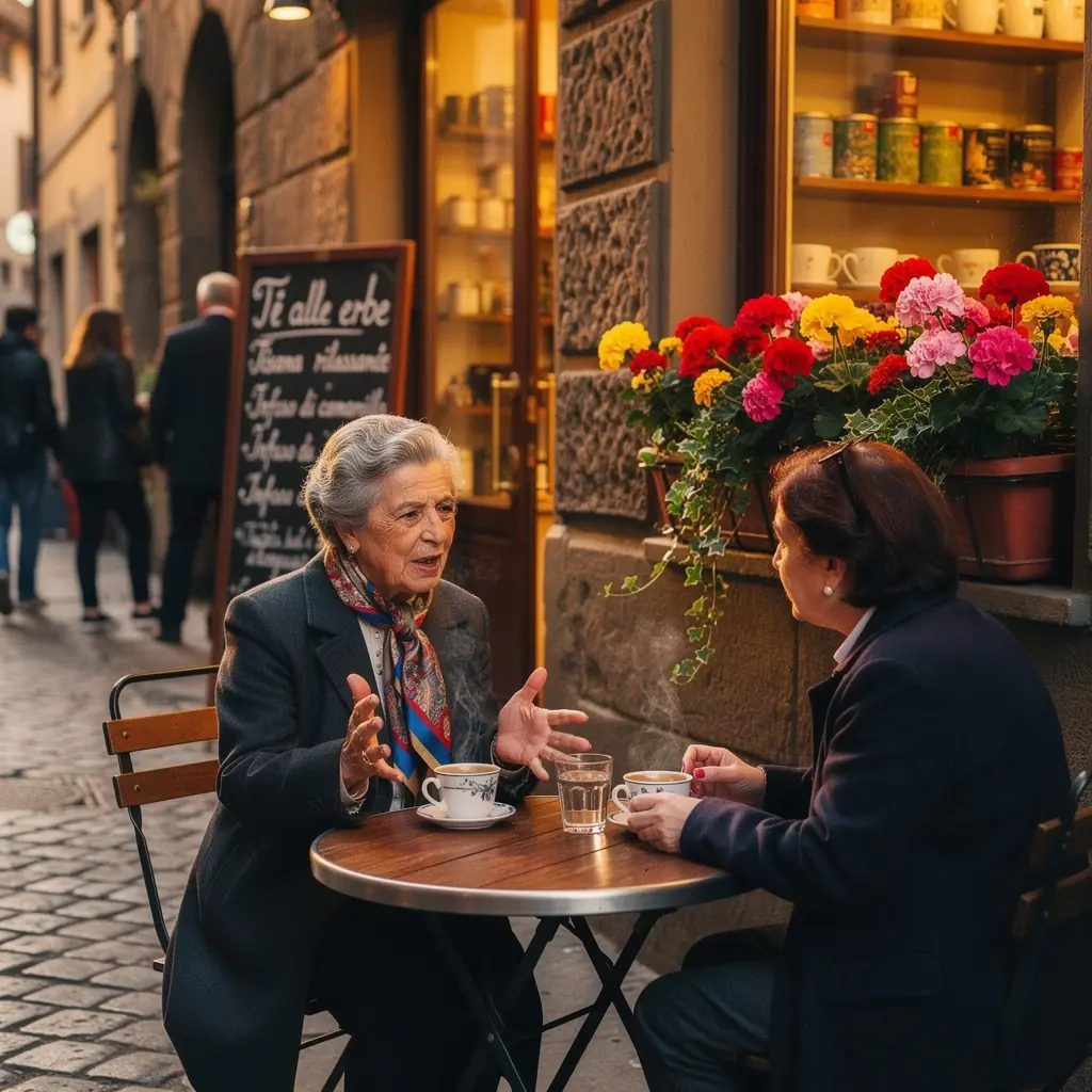 Un promemoria scritto su un foglio, con consigli su come utilizzare il tè in modo sicuro.
